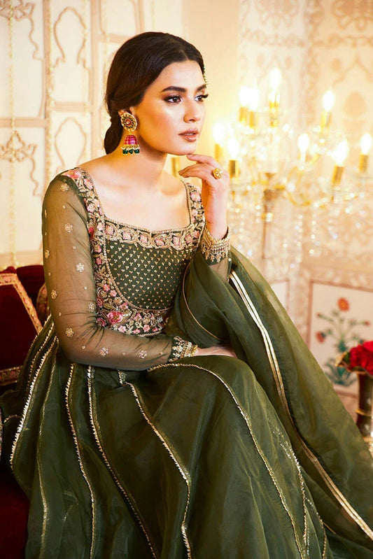 Picture of Asma & Sidra - Kalidaar Frocks - Raj Kumari - Available at Raja Sahib