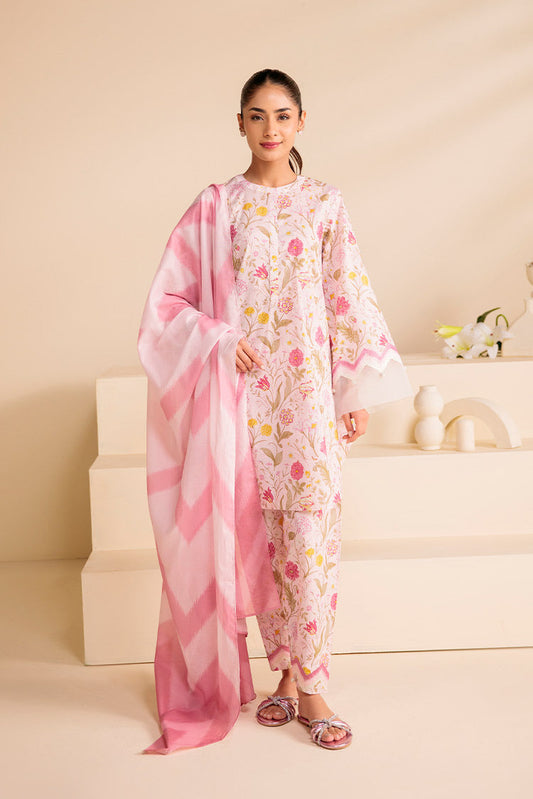 Picture of Cross Stitch - Daily Unstitched Edit 6 - Pastel Bloom - Available at Raja Sahib