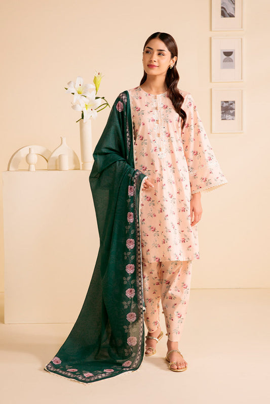 Picture of Cross Stitch - Daily Unstitched Edit 6 - Pink Parfait - Available at Raja Sahib