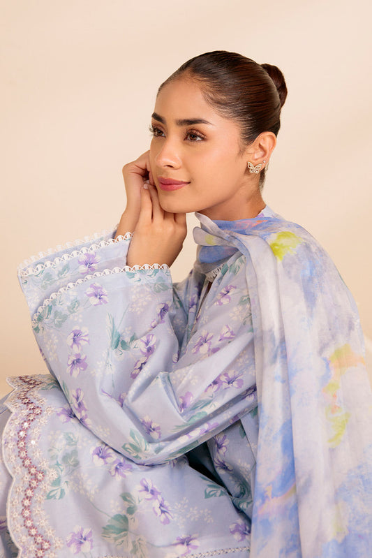 Picture of Cross Stitch - Daily Unstitched Edit 6 - Purple Haze - Available at Raja Sahib