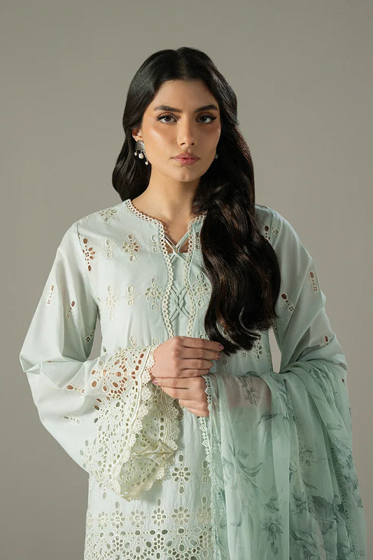 Picture of Cross Stitch - Chikankari Edit Vol 1 - Blue Aura - Available at Raja Sahib