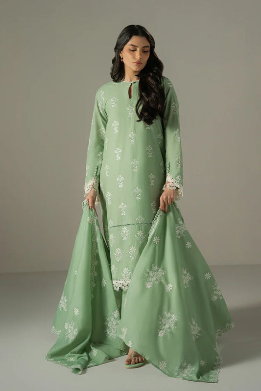 Picture of Cross Stitch - Chikankari Edit Vol 1 - Sage Garden - Available at Raja Sahib