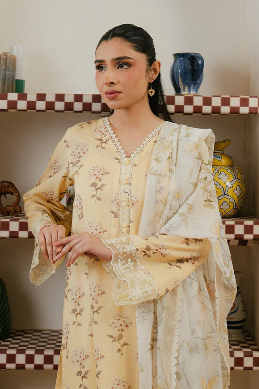 Picture of <!--cq-->Cross Stitch - Prints Daily Lawn Collection - Orchid Impression - Available at Raja Sahib