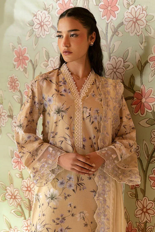 Picture of Cross Stitch - Unstitched Lawn Collection - Olive Muse - Available at Raja Sahib