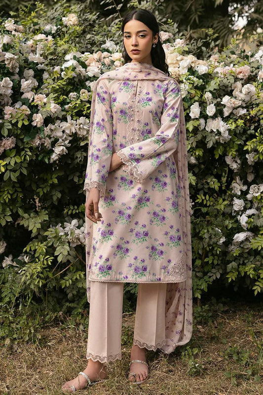 Picture of Cross Stitch - Unstitched Lawn Collection - Rosy Affair - Available at Raja Sahib