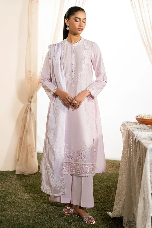 Picture of Cross Stitch - Mahiri Unstitched Embroidered Collection Vol 2 - Orchid Bliss - Available at Raja Sahib