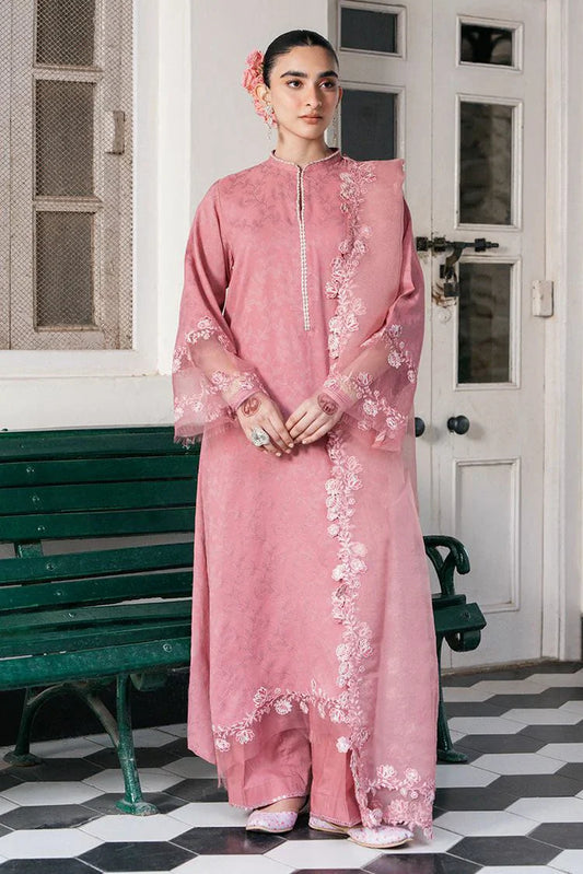 Picture of <!--ca-->Cross Stitch - Unstitched Eid Lawn Collection - Rouge Tan - Available at Raja Sahib