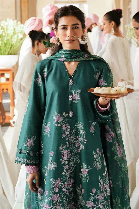 Picture of Cross Stitch - Unstitched Eid Lawn Collection - Laurel Green - Available at Raja Sahib