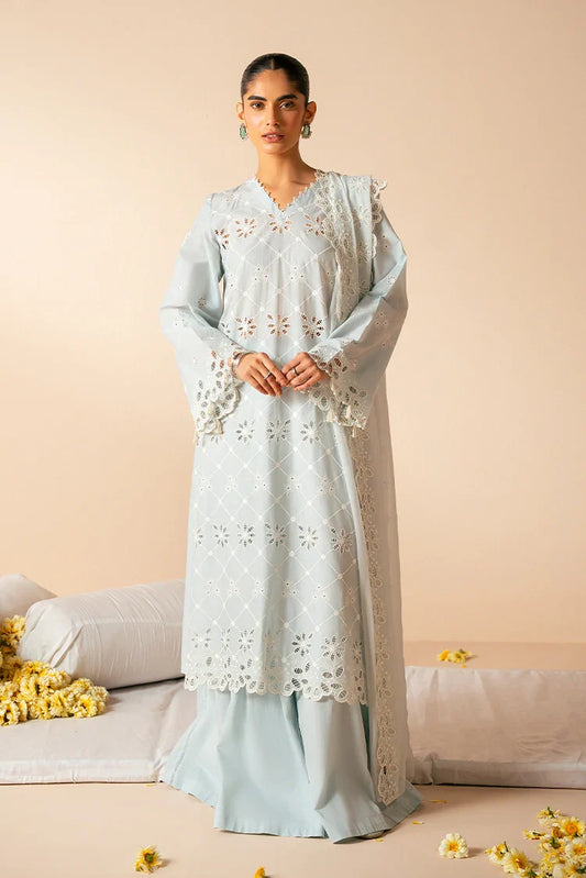 Picture of Cross Stitch - Chikankari Edit Vol 3 - Pastel Breeze - Available at Raja Sahib
