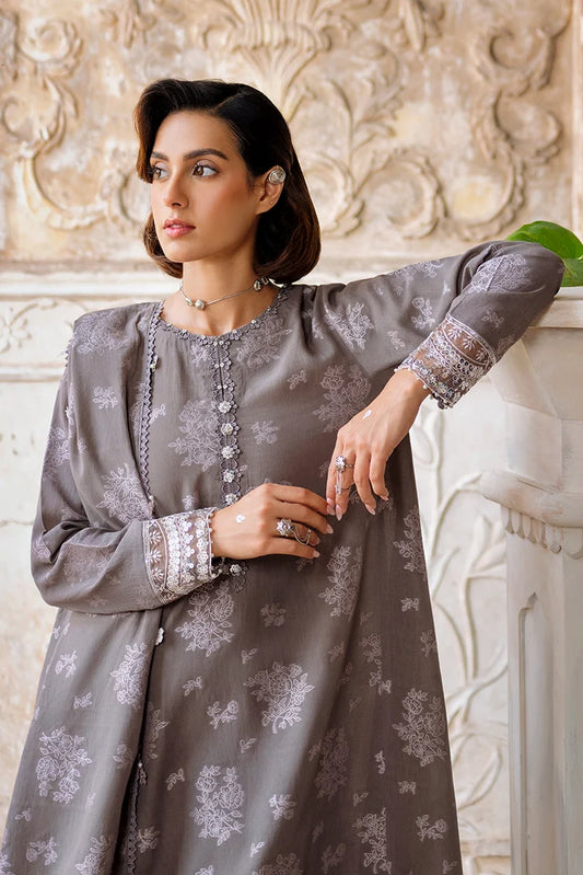 Picture of <!--ba-->Cross Stitch - Unstitched Eid Lawn - Desert Taupe - Available at Raja Sahib