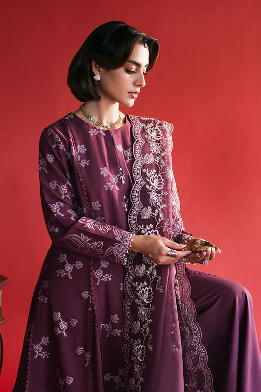 Picture of <!--az-->Cross Stitch - Unstitched Eid Lawn - Deep Flare - Available at Raja Sahib