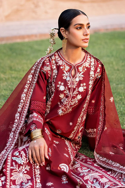 Picture of Cross Stitch - Unstitched Eid Lawn - Rouge Zest - Available at Raja Sahib