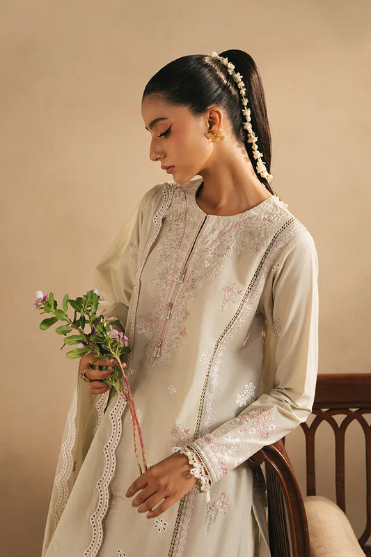 Picture of <!--y-->Cross Stitch - Mahiri Unstitched Embroidered Collection Vol 4 - Frosted Mint - Available at Raja Sahib
