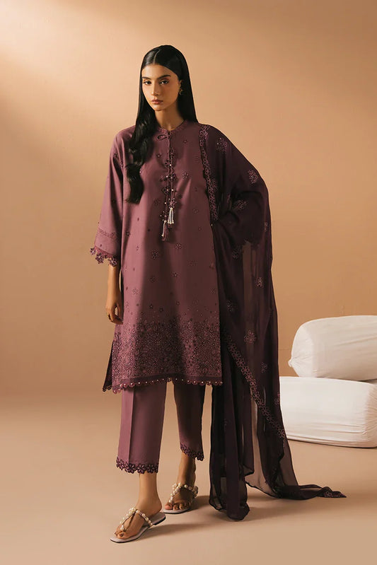 Picture of <!--x-->Cross Stitch - Mahiri Unstitched Embroidered Collection Vol 4 - Grape Amethyst - Available at Raja Sahib