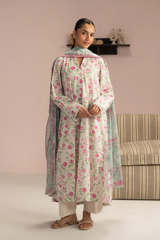 Picture of Cross Stitch - Prints Daily Lawn Collection Vol 4 - Tropical Gem - Available at Raja Sahib