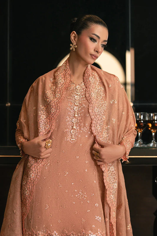 Picture of Cross Stitch - Embroidered Chiffon Edit Vol 1 - Rustic Dew - Available at Raja Sahib