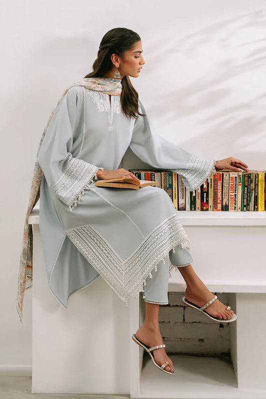 Picture of Cross Stitch - The Monsoon Edit - Blue Illusion - Available at Raja Sahib