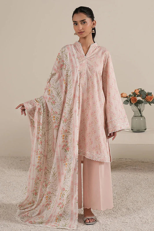 Picture of Cross Stitch - Daily Edit Unstitched Lawn Collection Vol 6 - Serene Tale - Available at Raja Sahib