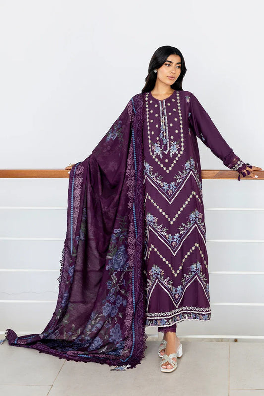 Picture of Cross Stitch - Premium Unstitched Cotton Satin - Mystic Dust - Available at Raja Sahib