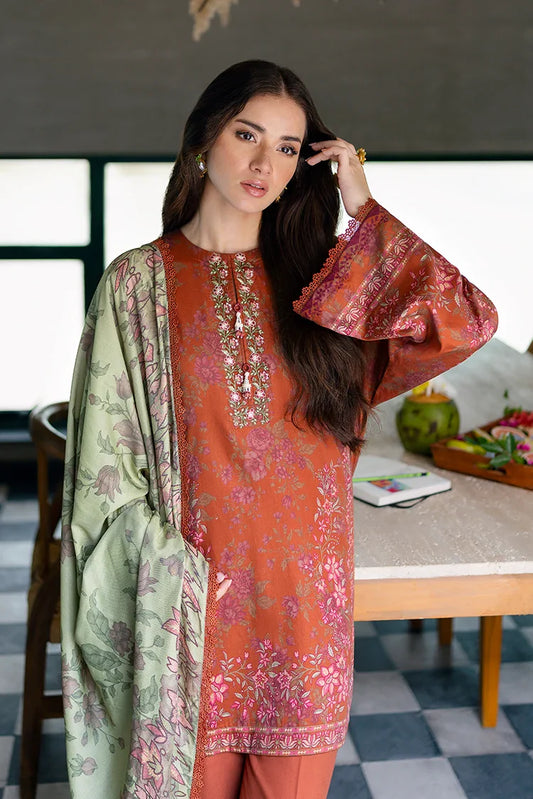 Picture of Cross Stitch - Premium Unstitched Cotton Satin - Autumn Glaze - Available at Raja Sahib