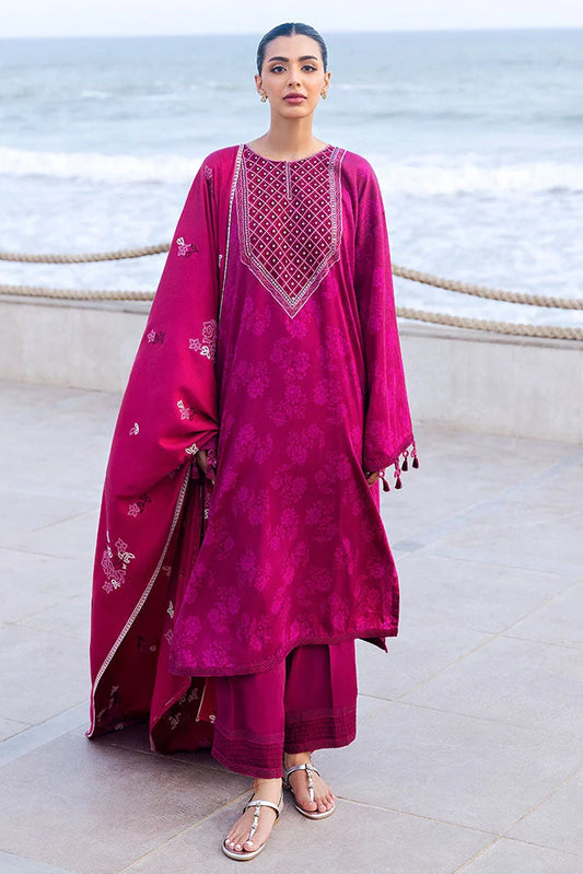 Picture of Cross Stitch - Premium Unstitched Cotton Satin - Florid Zeal - Available at Raja Sahib