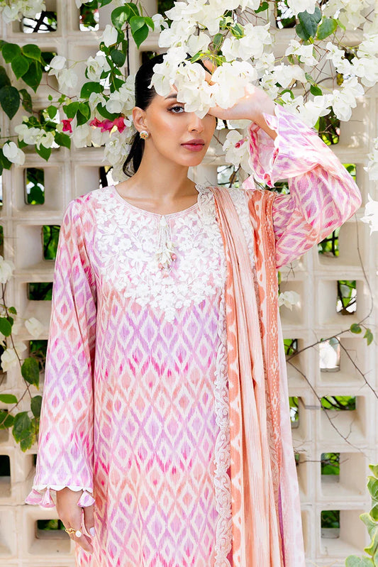 Picture of Cross Stitch - Premium Unstitched Cotton Satin - Radiant Charm - Available at Raja Sahib