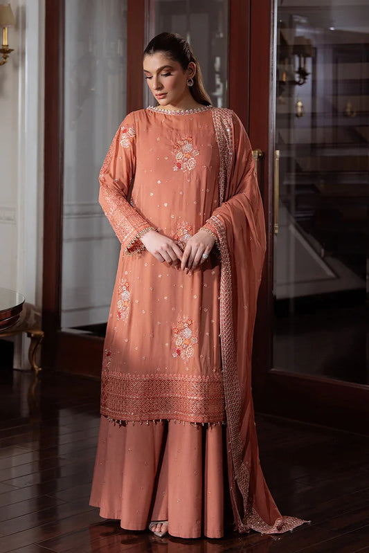 Picture of Cross Stitch - Unstitched Wedding Collection - Sunset Dew - Available at Raja Sahib