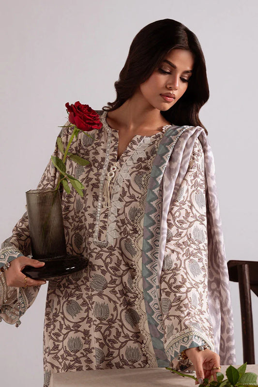Picture of Cross Stitch - Unstitched Winter Collection - Iznik Bloom - Available at Raja Sahib