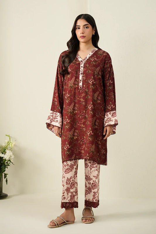 Picture of Cross Stitch - Daily Linen Edit Vol 1 - 2 Piece - Floral Symphony - Available at Raja Sahib