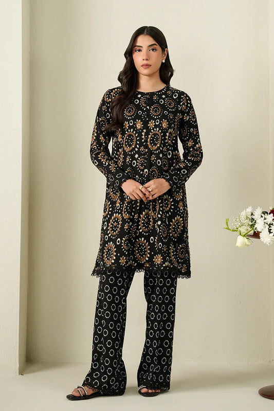 Picture of Cross Stitch - Daily Linen Edit Vol 1 - 2 Piece - Urban Ikat - Available at Raja Sahib