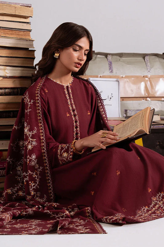 Picture of Cross Stitch - Unstitched Winter Collection - Woven Elegance - Available at Raja Sahib