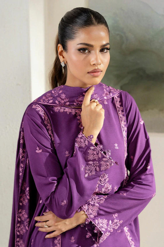 Picture of Cross Stitch - Exclusive Pret - Purple Hue - 2 Piece - Shirt & Dupatta - Available at Raja Sahib