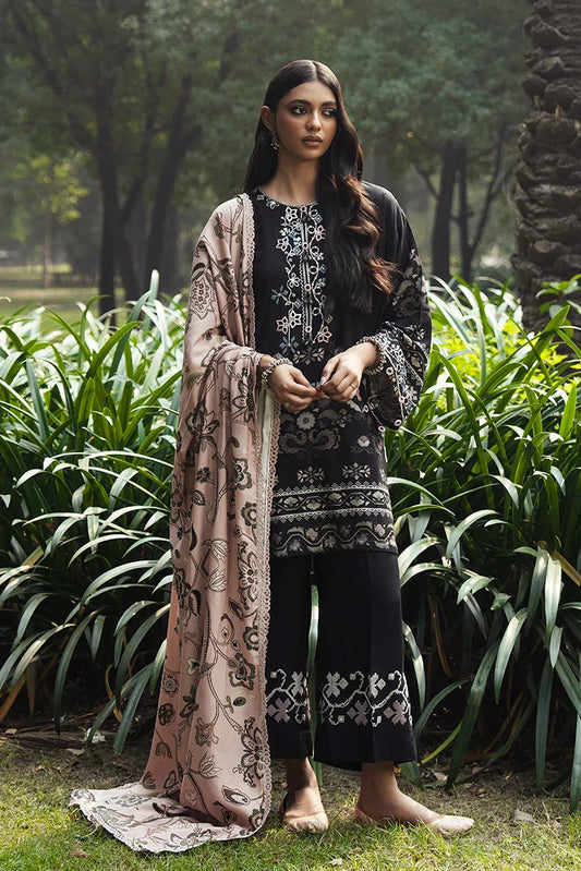 Picture of Cross Stitch - Marina Unstitched Premium Collection - Black Noir - Available at Raja Sahib