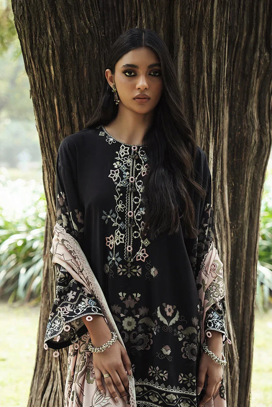 Picture of Cross Stitch - Marina Unstitched Premium Collection - Black Noir - Available at Raja Sahib