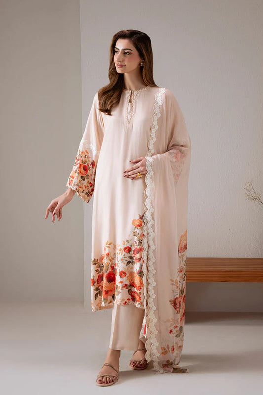 Picture of Cross Stitch - Exclusive Pret - Dawn Rose - 2 Piece - Shirt & Dupatta - Available at Raja Sahib