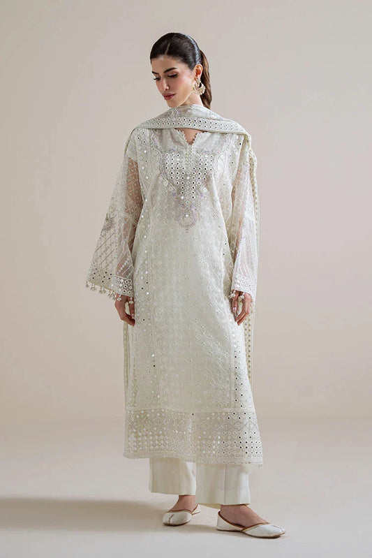 Picture of Cross Stitch - Unstitched Chiffon Edit Vol 1 - Pearl Mirage - Available at Raja Sahib