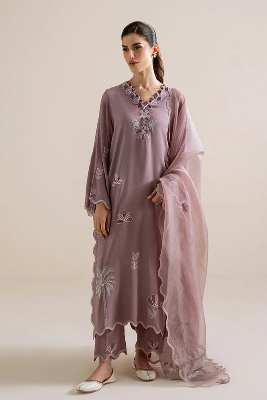 Picture of Cross Stitch - Purple Haze - 3 Piece - Shirt, Trouser & Dupatta - Available at Raja Sahib