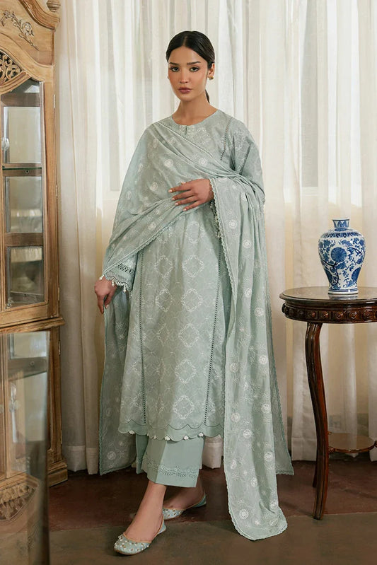 Picture of Cross Stitch - Embroidered Lawn Edit Vol 1 - Sage Reverie - Available at Raja Sahib