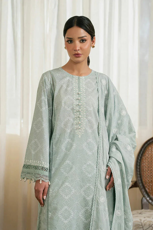 Picture of Cross Stitch - Embroidered Lawn Edit Vol 1 - Sage Reverie - Available at Raja Sahib