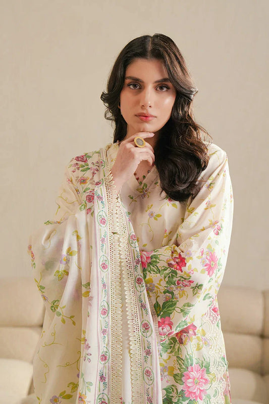Picture of Cross Stitch - Daily Unstitched Lawn - Petal Veil - Available at Raja Sahib