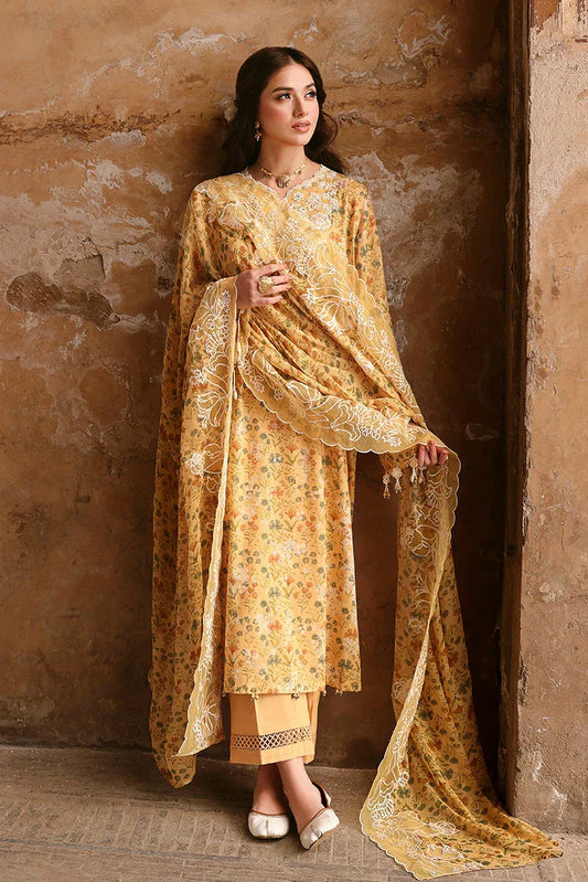 Picture of Cross Stitch - Unstitched Premium Eid Lawn - Sunlit Hue - Available at Raja Sahib