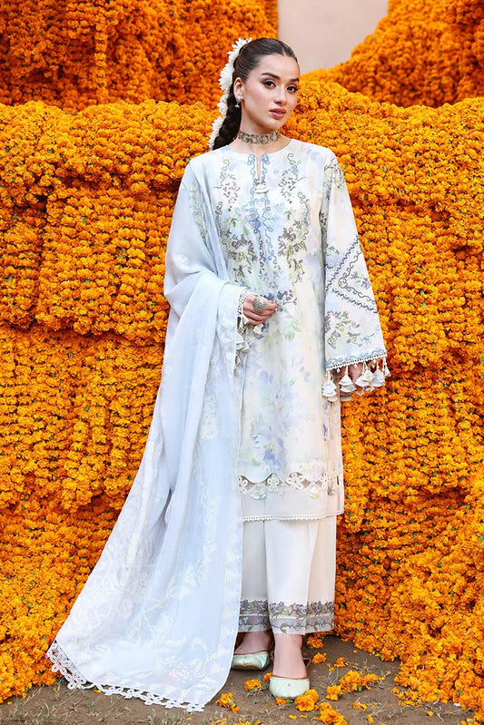 Picture of Cross Stitch - Unstitched Premium Eid Lawn - Lilac Whisper - Available at Raja Sahib