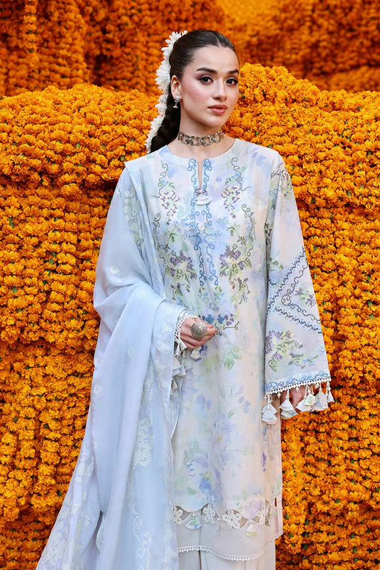 Picture of Cross Stitch - Unstitched Premium Eid Lawn - Lilac Whisper - Available at Raja Sahib