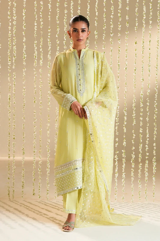 Picture of Cross Stitch - Ready to Wear - Citrus Bloom - 3 Piece - Available at Raja Sahib
