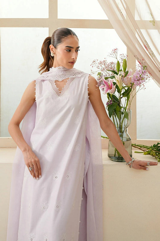 Picture of Cross Stitch - Chikankari Edit Vol 2 - Blush Breeze - Available at Raja Sahib