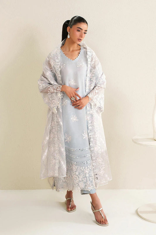 Picture of Cross Stitch - Luxe Atelier - Ice Blue Charm - Available at Raja Sahib