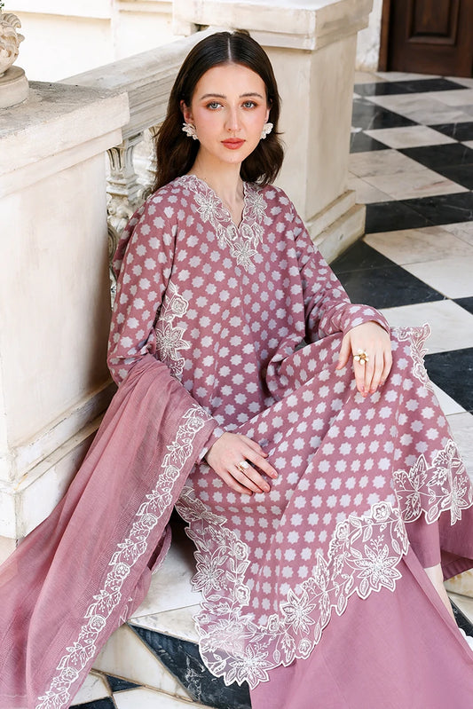 Picture of Cross Stitch - Embroidered Lawn Edit Vol 2 - Ash Rose - Available at Raja Sahib