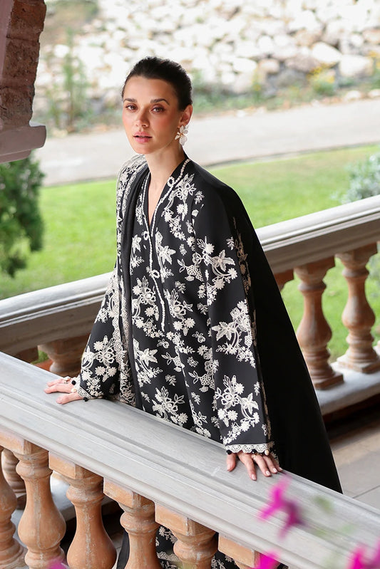 Picture of Cross Stitch - Embroidered Lawn Edit Vol 2 - Obsidian Bloom - Available at Raja Sahib