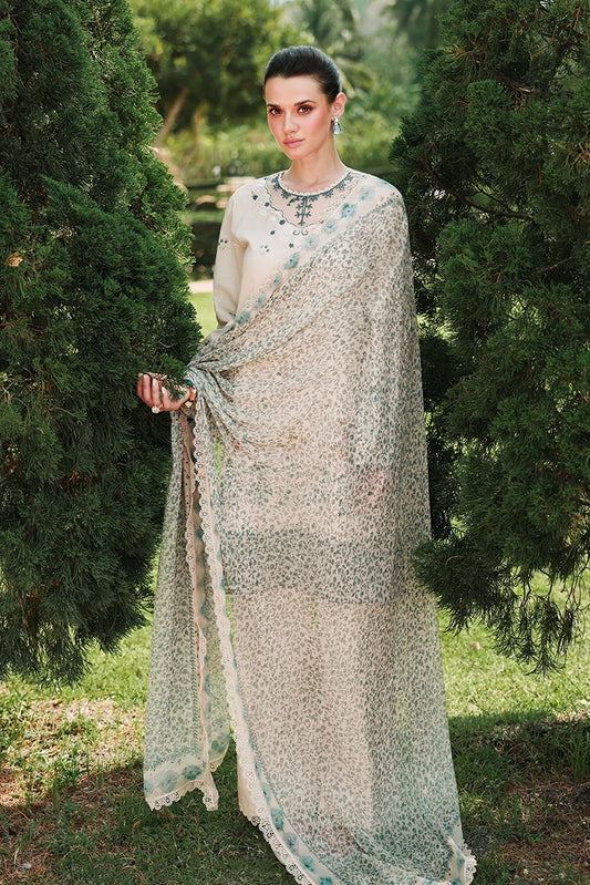 Picture of Cross Stitch - Embroidered Lawn Edit Vol 2 - Subtle Beige - Available at Raja Sahib