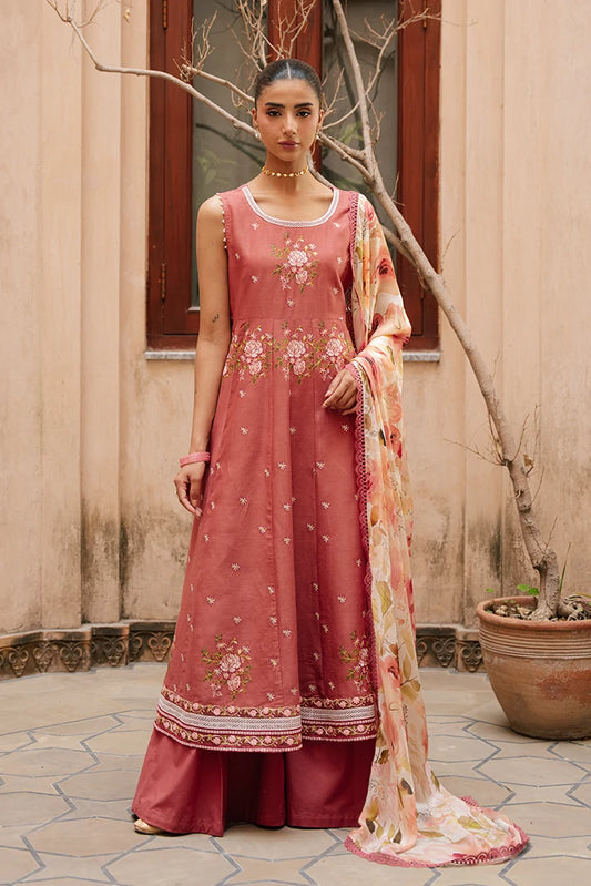 Picture of Cross Stitch - Embroidered Lawn Edit Vol 4 - Roseate Whisper - Available at Raja Sahib